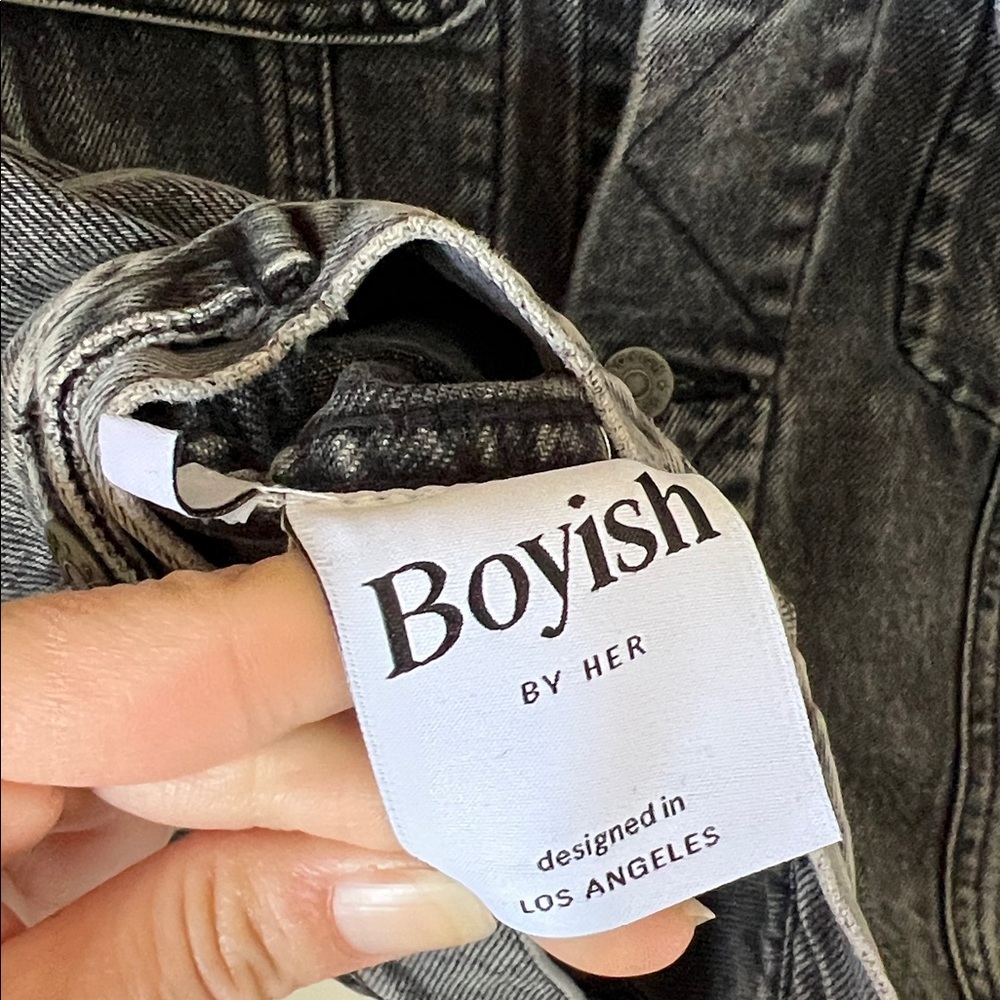 Boyish washed black ryder denim jacket - Picture 10 of 13